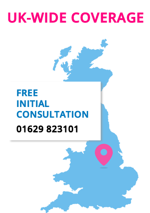 Contact us for a free initial consultation - 01629 823101