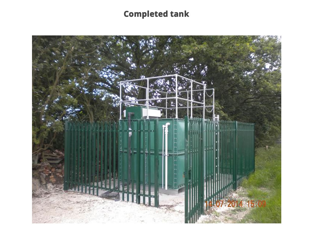 completed tank